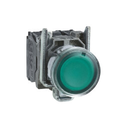 XB4-BW3365 YEŞİL IŞIKLI BUTON - Schneider 